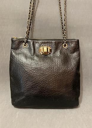 Женская кожаная сумка dkny
