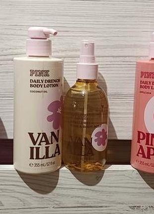 Новый набор парфюмированный спрей + лосьон victoria’s secret pink оригинал из сша