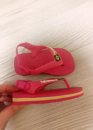 Детские вьетнамки havaianas baby brasil, р. 20-21 (стелька 12 см)