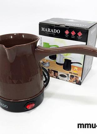 Электрическая турка для кофе marado ma-1625, бытовая турка, доступная турка. цвет: коричневый