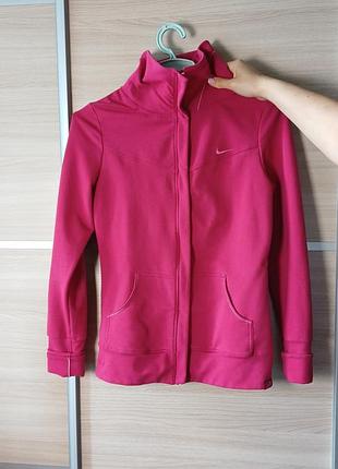 Яркая спортивная кофта олимпийка nike оригинал (цвет фуксия), размер m