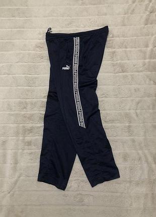 Puma vintage (m) sport спортивные штаны мужские темно-синие прямые
