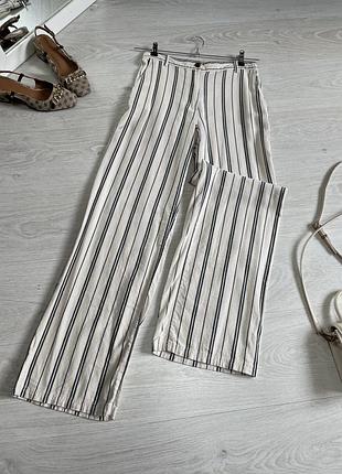 Широкі лляні штани h&m
