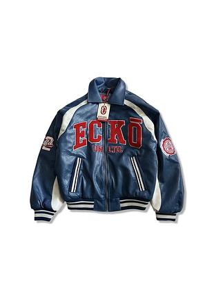 Розпродаж шкіряна куртка ecko unltd x bershka jacket оригінал бершка