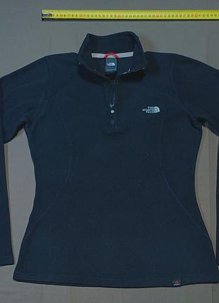 Плечи 34 см the north face women size xs черная флиска на короткую молнию 100% polyester 
made in cambodia