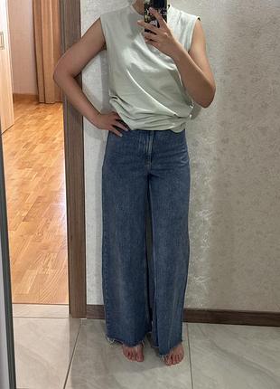 Джинси mango wide leg