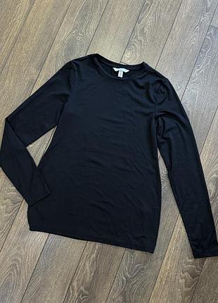 Чорний лонгслів  h&m mama sрозмір