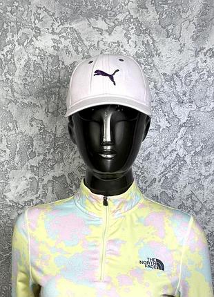 Puma life style кепка бейсболка бежевая с лого