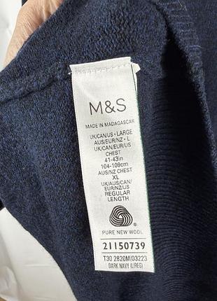 Шерстяной свитер m&s 5