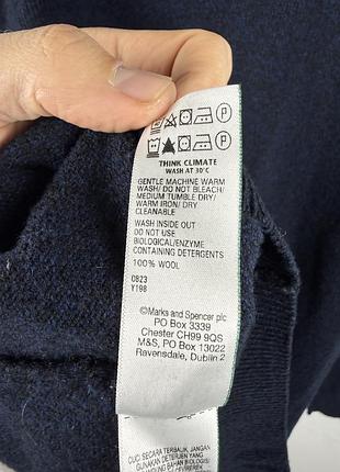 Шерстяной свитер m&s 6