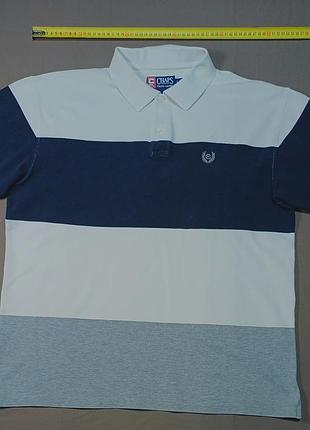 Плечи 55 см chaps ralph lauren size l/g бело синее поло 100% cotton 
made in indonesia 
пуговицы брендированные