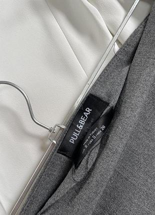 Графітова міні спідниця pull & bear 2