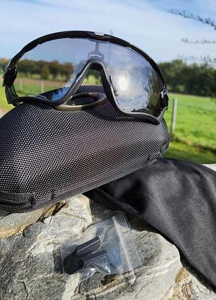 Оригінальні сонцезахисні окуляри oakley jawbraker з фотохромними лінзами