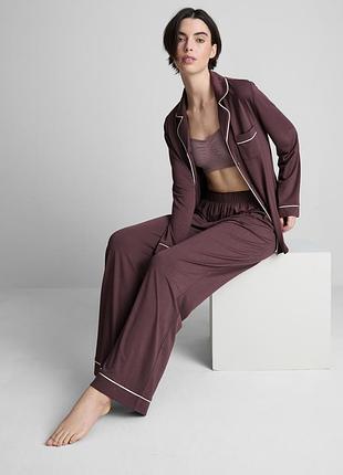 Пижама primark трикотаж вискоза 32%-полиэстер 63%-эластан 5% р.2xs\xs\s
