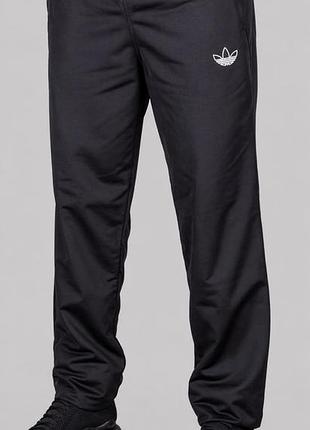 Штани adidas чоловічі батал 3xl–5xl літні чорні лакоста спортивні туреччина