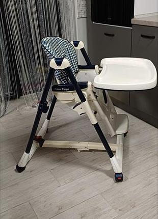 Стул для кормления peg-perego prima pappa. сверхлегкий, многофункциональный, с 3-х месяцев и до 3-х лет.
