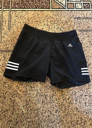 Жіночі спортивні шорти adidas climalite чорні, розмір s (оригінал)