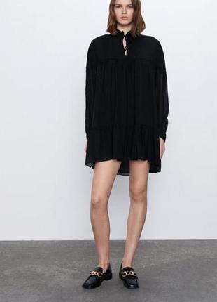 Платье zara черное