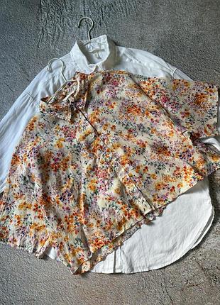 Лляна сорочка h&m pp xl