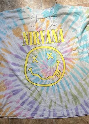 Nirvana super bluza ,лонгслив nirvana ,кофта