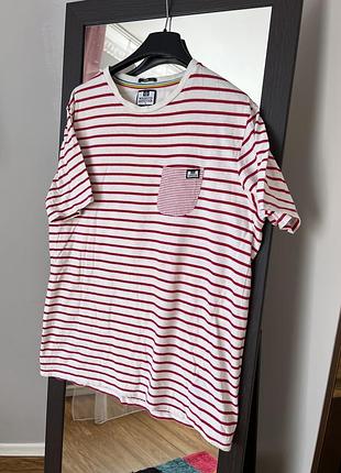 Жіноча червоно-біла смугаста футболка weekend offender l-xl