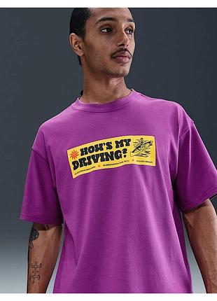 Футболка nike acg dri-fit canoe sticker graphic t-shirt bold berry