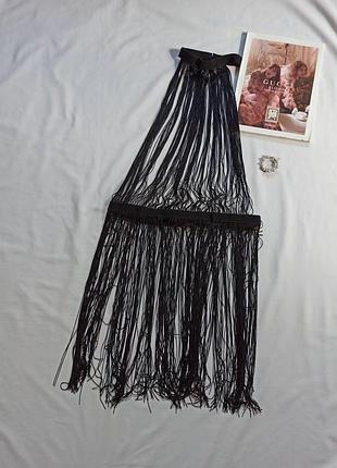 Пляжная туника комбинация с бахромой ann summers