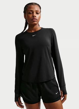 Лонгслів жіночий nike long-sleeve top one classic women’s dri-fit fn2801-013  розмір: xs ( підійде на xs-m)