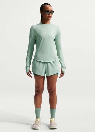 Жіночий лонгслів nike  swift women’s dri-fit uv long-sleeve crew-neck running top hq0503-006 розмір: s