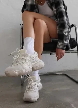 Кроссовки rope light gray - tishelle