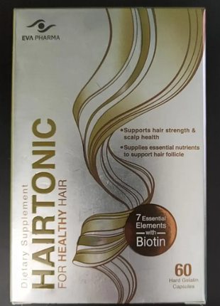 Hairtonic витамины для волос с биотином египет 60 капсул