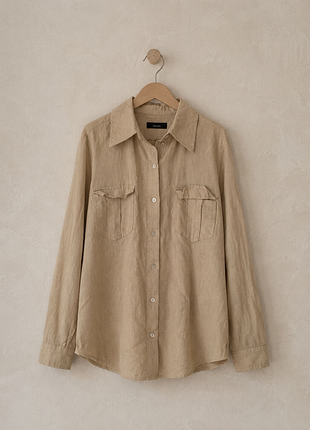 Льняная рубашка от h&amp;m