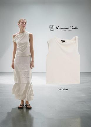 Massimo dutti новий топ майка 100% бавовна
