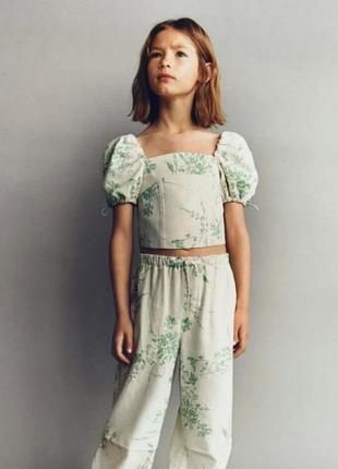Шикарний топ для дівчинки zara