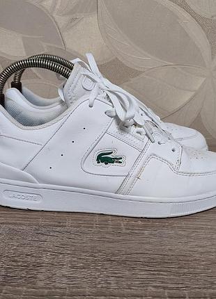 Чоловічі шкіряні кросівки lacoste size 43/27.5