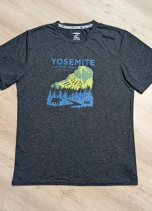 Brooks × rei футболка yosemite national park чоловіча m сіра