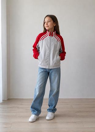 Олімпійка adidas original для дівчинки 152 см 11–12 років спортивна кофта s