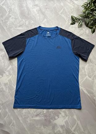 Футболка mountain equipment headpoint block tee blue