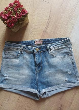 🩵 джинсові шорти aeroskin bershka — s, m