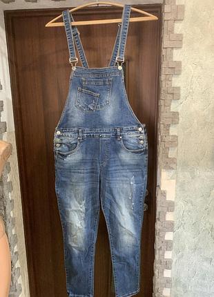 Комбинезон женский джинсовый 48, 50