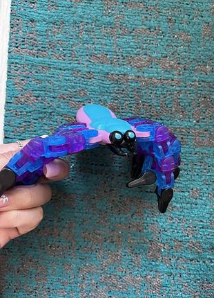 Іграшка zing klixx creaturez fidget павук блакитно-синій