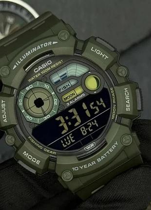 Чоловічий годинник casio ws-1500h-3b, відмінний подарунок