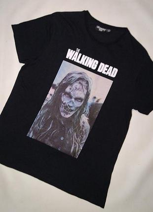 Чорна футболка мерч the walking dead/ ходячі мерці