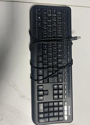 Дротова мембранна клавіатура microsoft wired keyboard 600 (модель 1576).