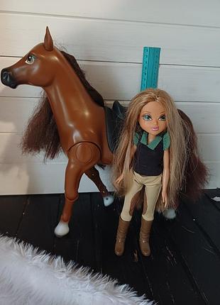 Ігровий набір лялька та інтерактивний кінь moxie girlz horse riding club monet від mga entertainment моксі