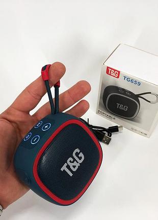 Музична бездротова колонка bluetooth з ремінцем та зарядкою