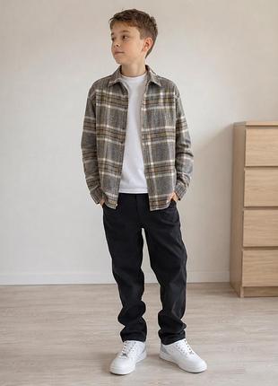 Сорочка next у клітинку 158 см 12–13 років 100% cotton фланель