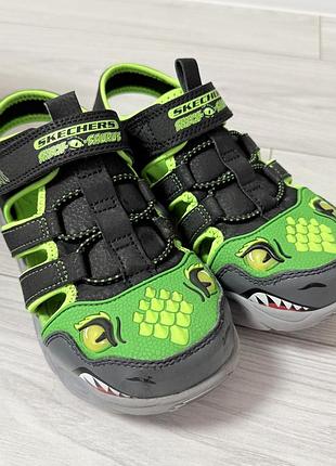 Босоніжки skechers thermo-splash hydro-flare (з підсвіткою), оригінал