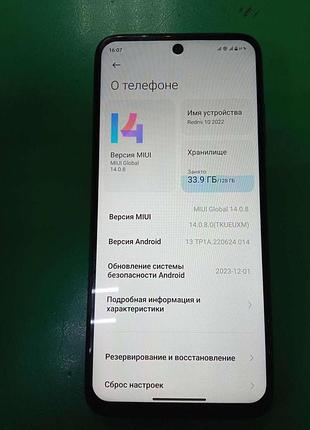 Мобільний телефон смартфон б/у xiaomi redmi 10 2022 4/128gb