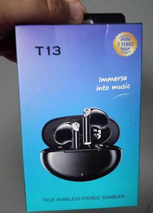 Навушники bluetooth-гарнітура б/у tws t13 арт.106146